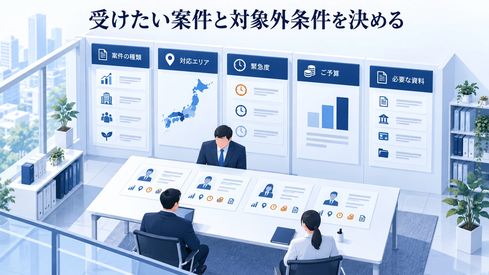 「受けたい案件と対象外条件を決める」を整理したImage 2.0図解