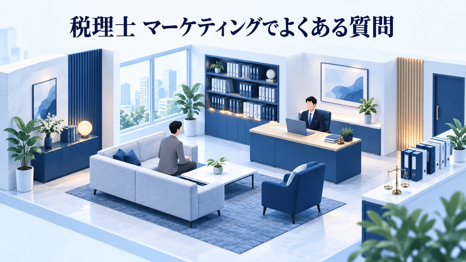 「税理士 マーケティングでよくある質問」を整理したImage 2.0図解