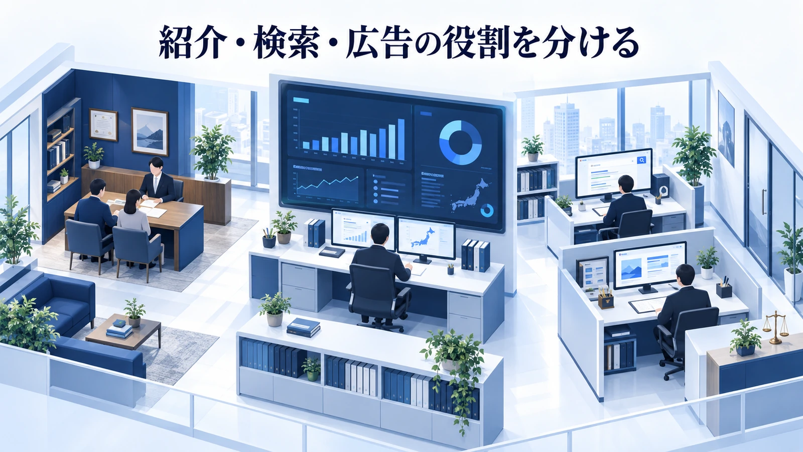 「紹介・検索・広告の役割を分ける」を整理したImage 2.0図解
