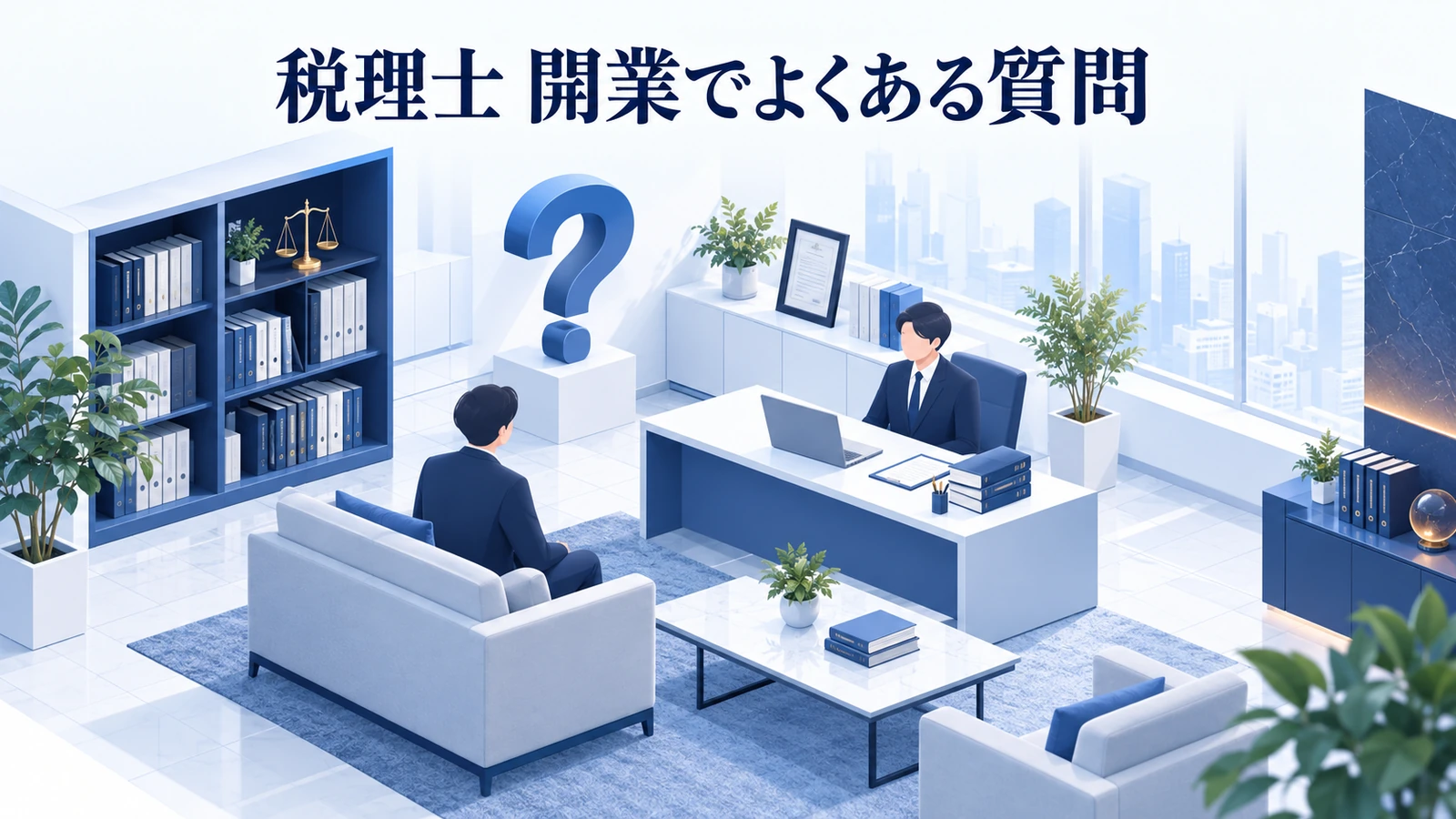 「税理士 開業でよくある質問」を整理したImage 2.0図解