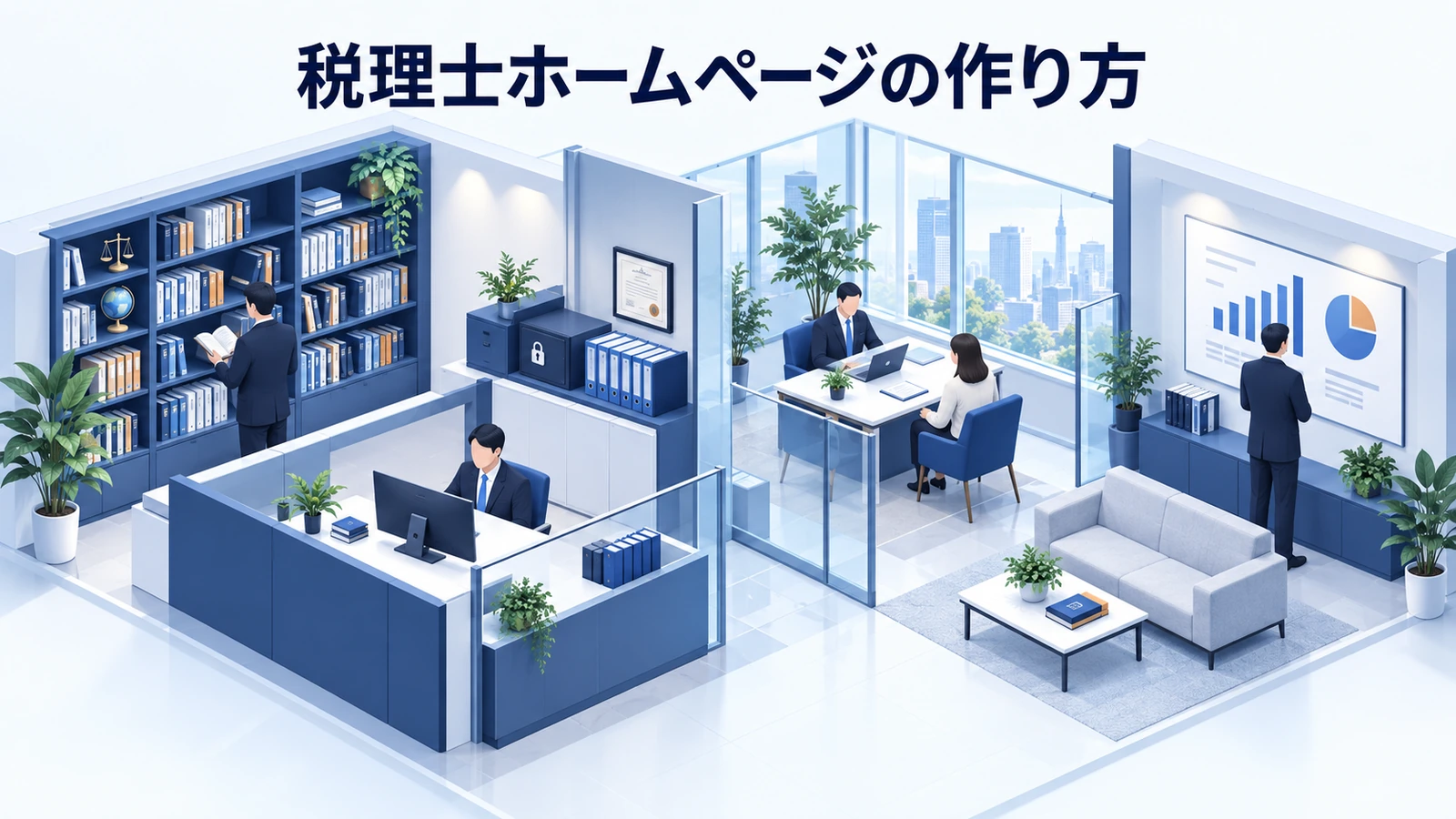 税理士ホームページの作り方｜顧問契約につながる構成