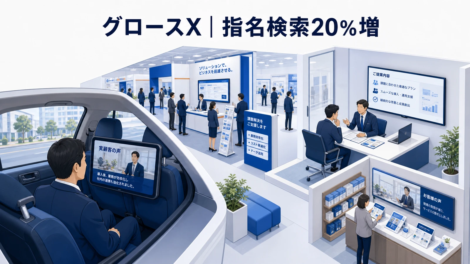 グロースXのタクシー広告成功事例