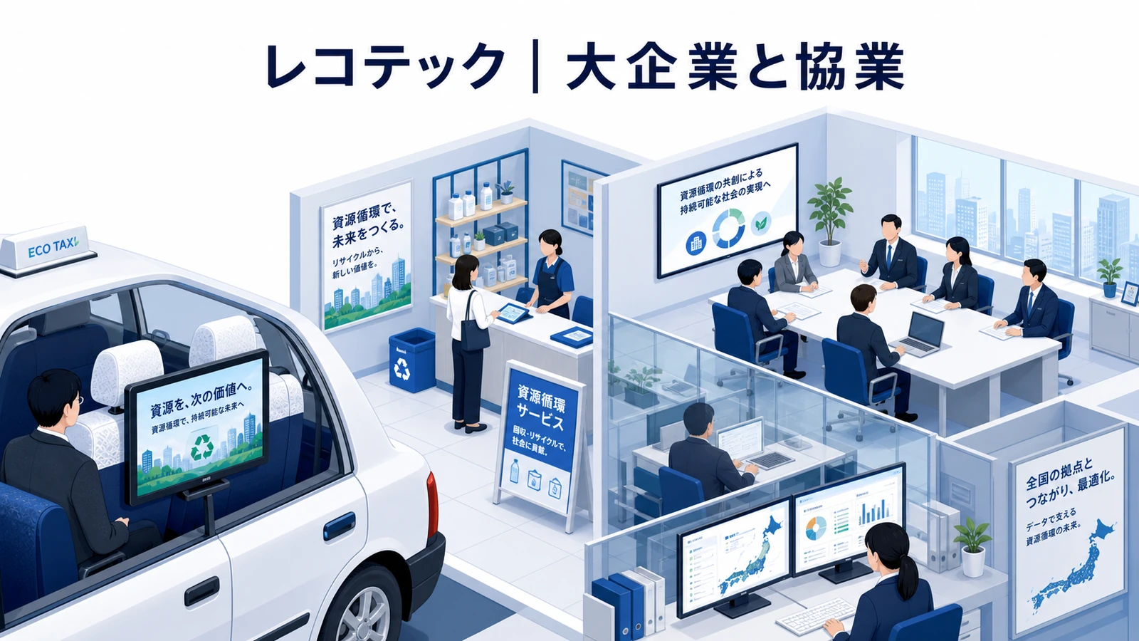 レコテックのタクシー広告成功事例