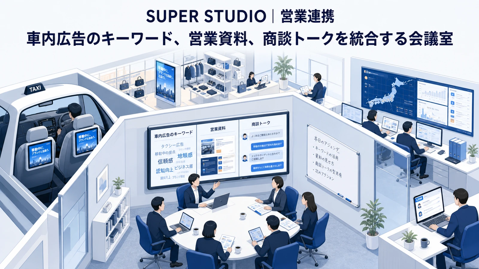 SUPER STUDIOのタクシー広告成功事例