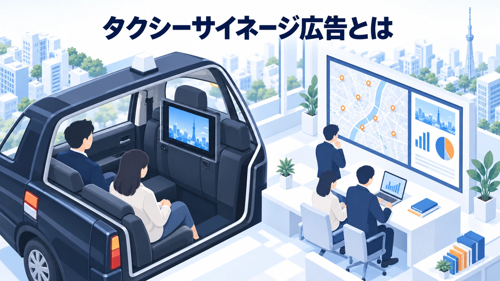 タクシーサイネージ広告とは