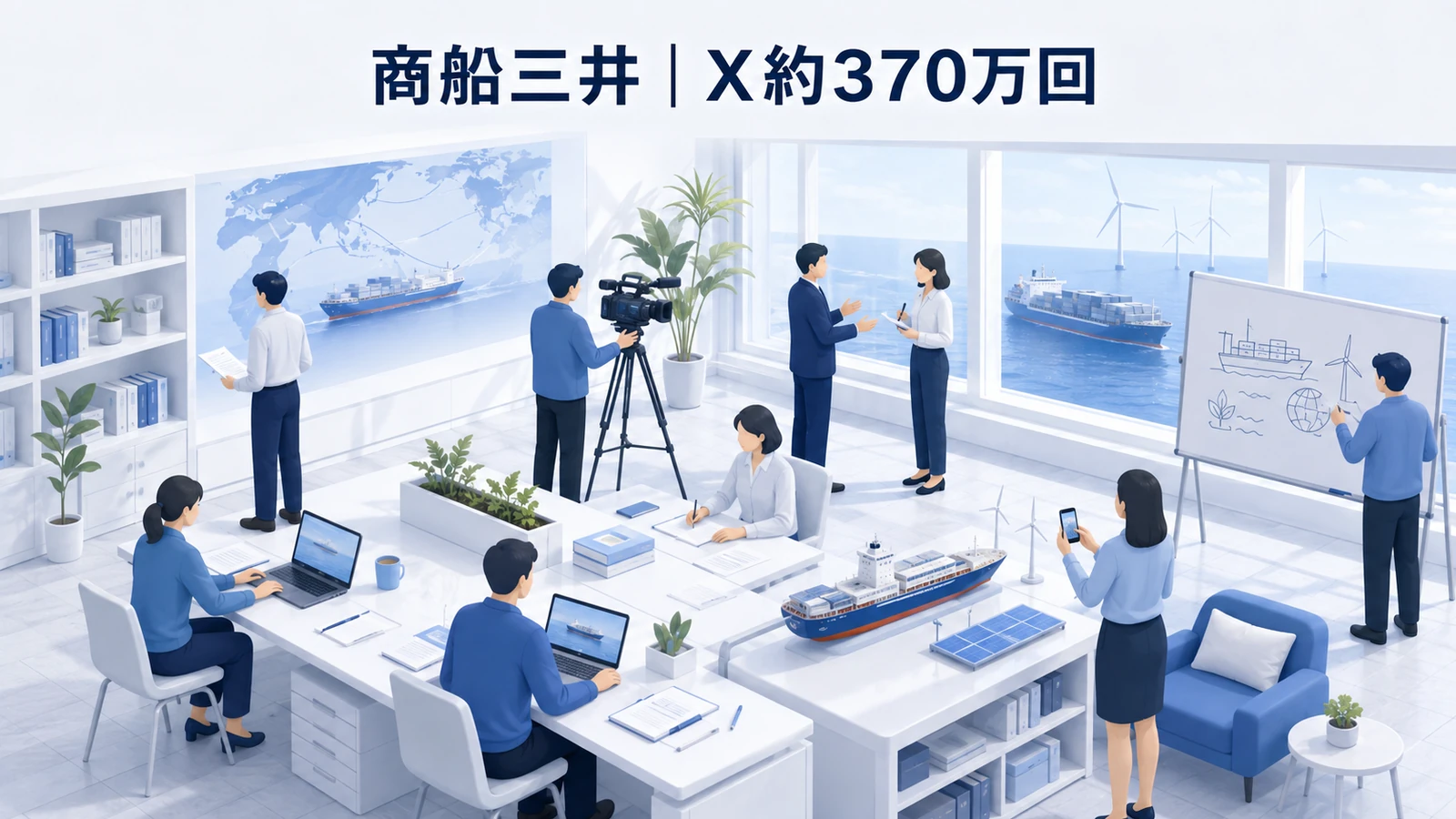 商船三井｜Xで約370万回、YouTubeで約12.6万回視聴のタイアップ広告成功事例