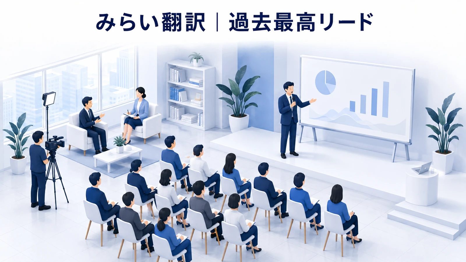 みらい翻訳｜出稿月に過去最高リード数のタイアップ広告成功事例