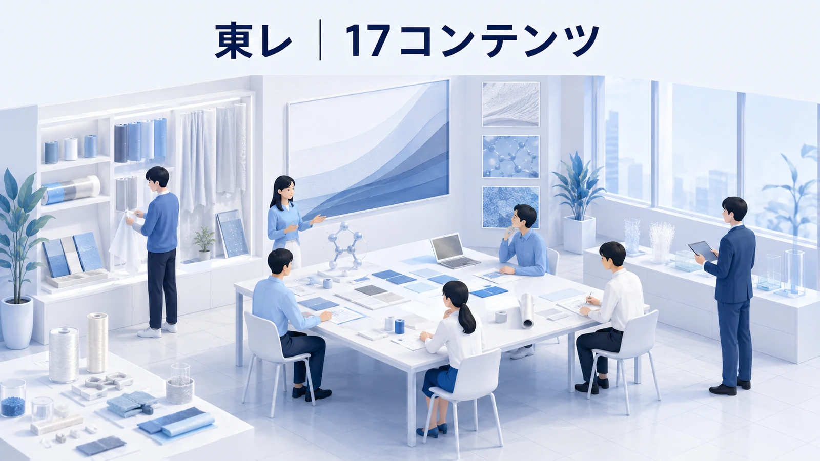 東レ｜17コンテンツで素材の価値を可視化のタイアップ広告成功事例