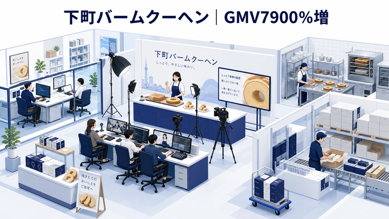 下町バームクーヘンのTikTok Shop成功事例
