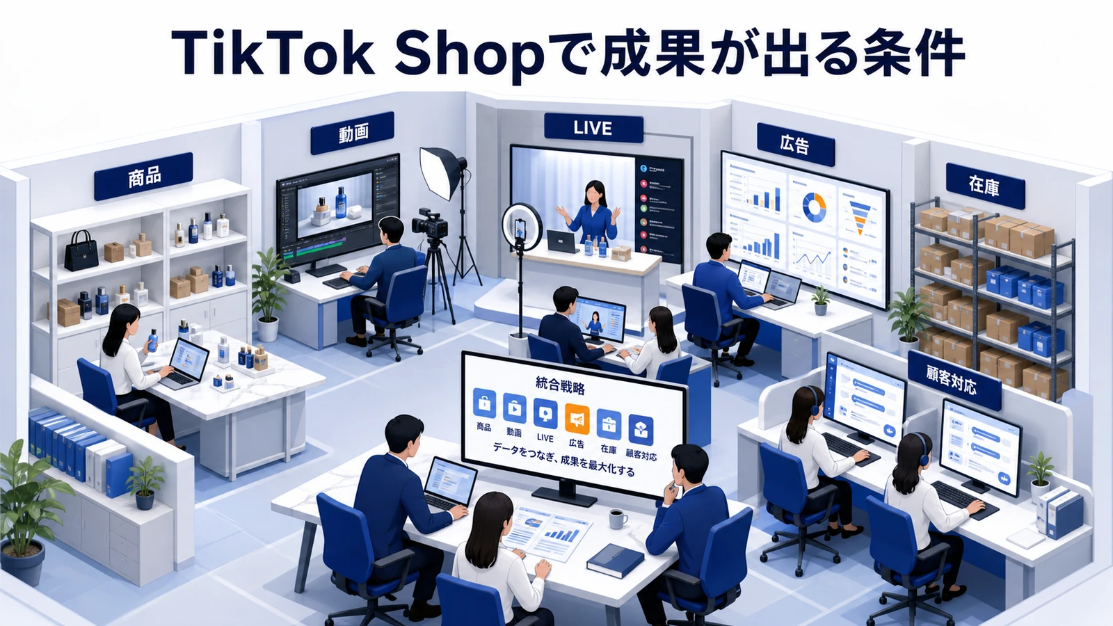 TikTok Shopで成果が出る条件を示すTikTok Shop運用設計