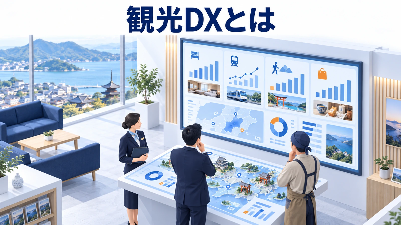 観光DXとはの図解