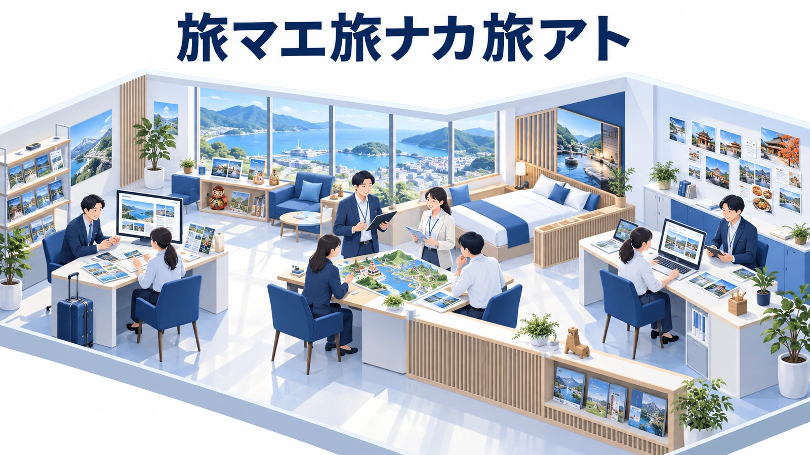 旅マエ旅ナカ旅アトの図解