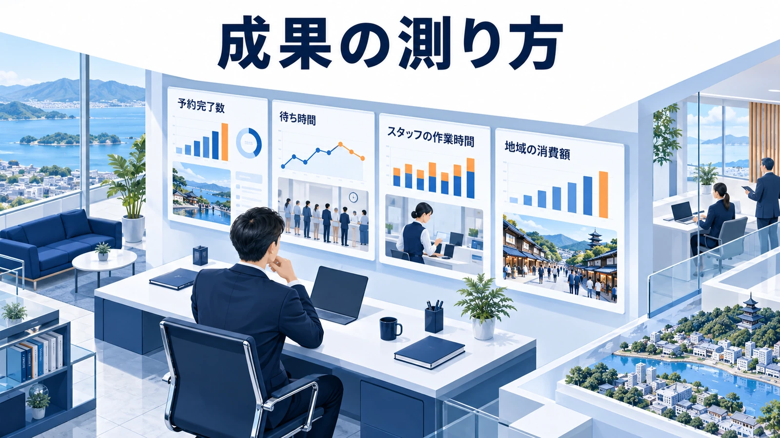 成果の測り方の図解