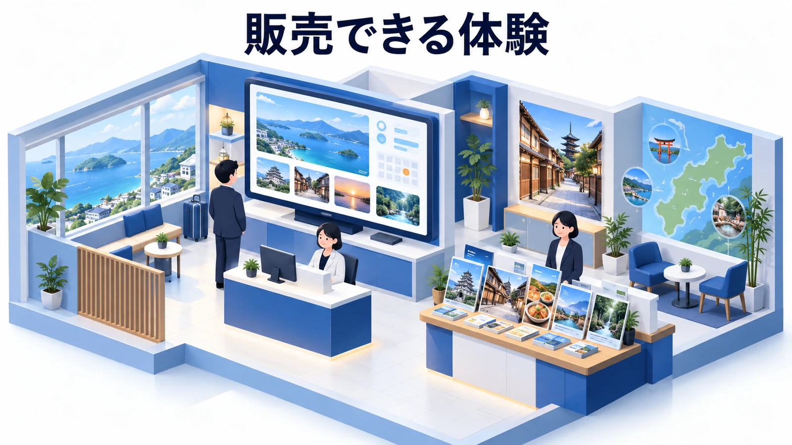 観光資源を販売できる体験にするの図解