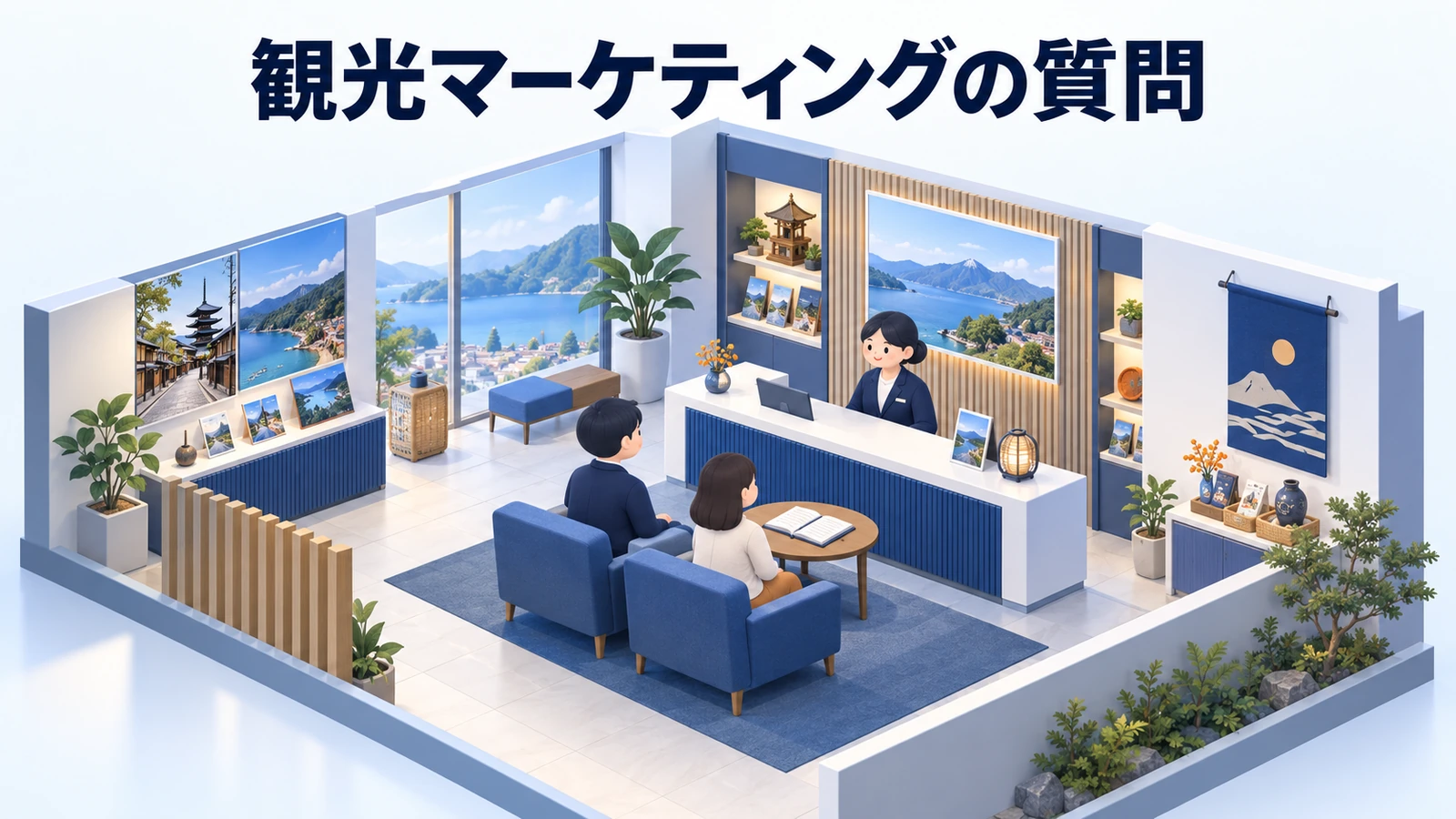 観光マーケティングのよくある質問の図解