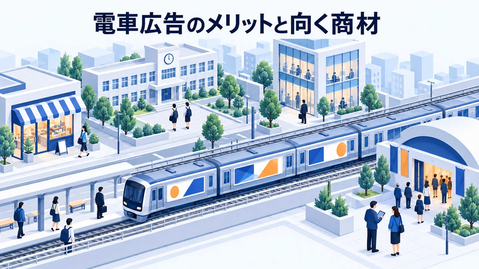 沿線商圏、認知、採用、イベントなど相性のよい用途を解説します。