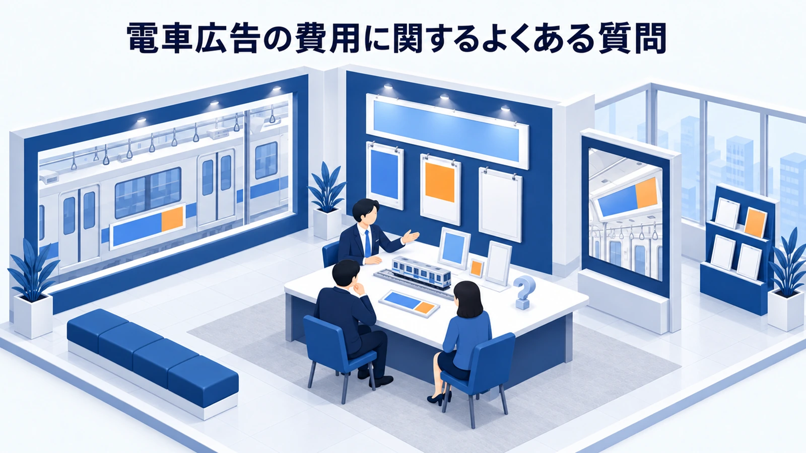 最低予算、路線指定、短期出稿、制作、効果測定に答えます。