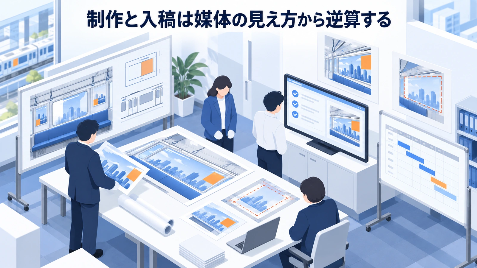 制作と入稿は媒体の見え方から逆算するを実務目線で整理