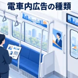電車内広告の種類は