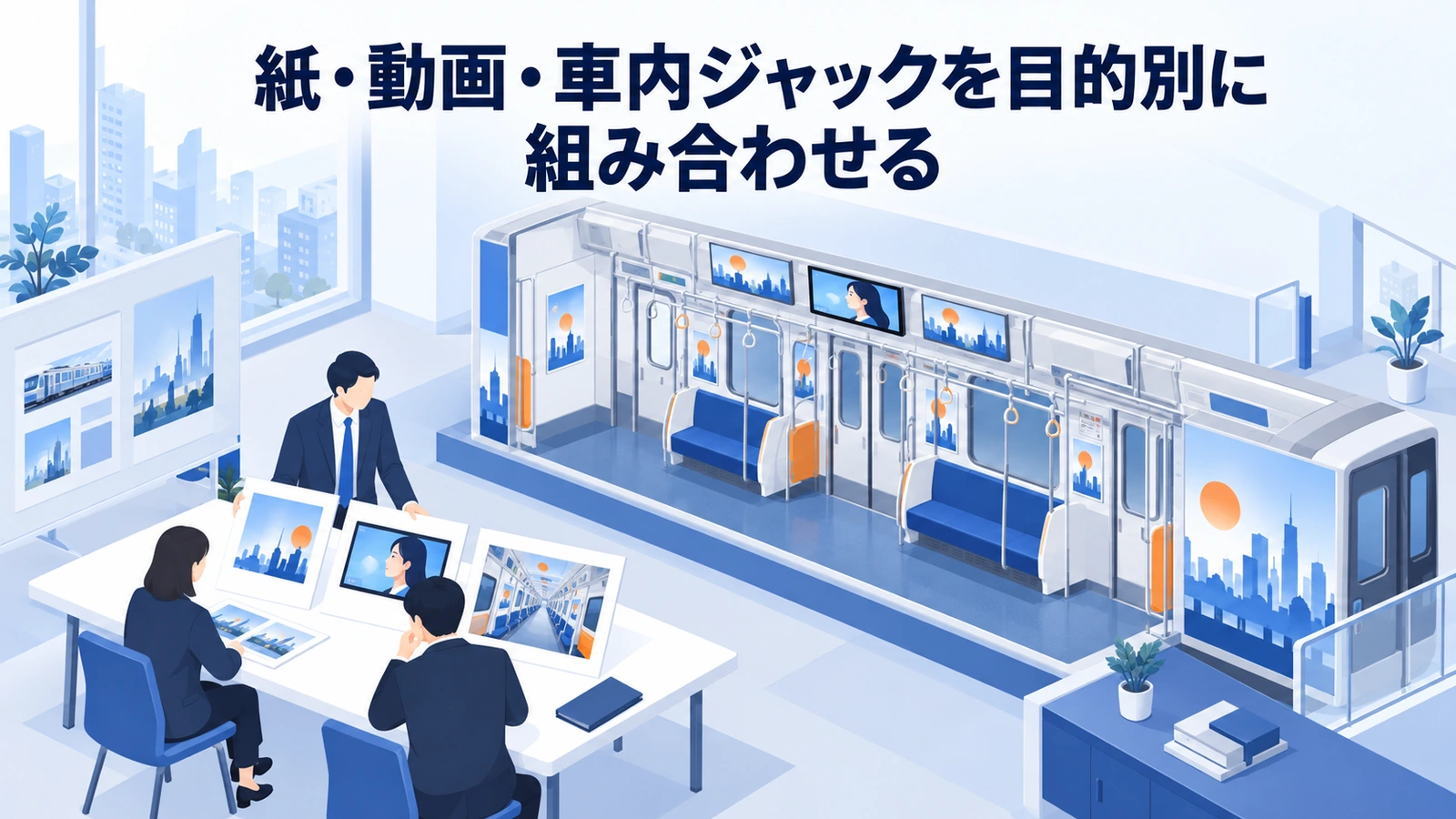 紙・動画・車内ジャックを目的別に組み合わせるを実務目線で整理