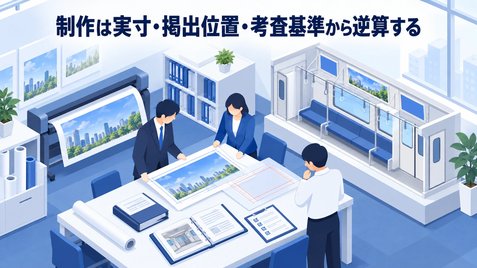 制作は実寸・掲出位置・考査基準から逆算するを実務目線で整理