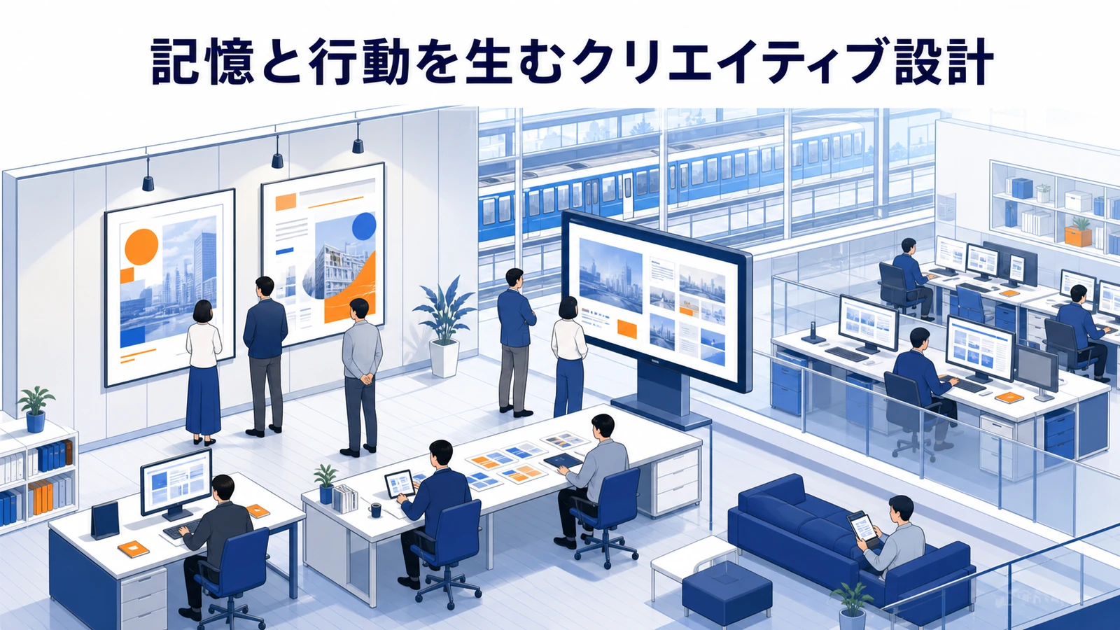 記憶と行動を生むクリエイティブ設計を示す交通広告設計