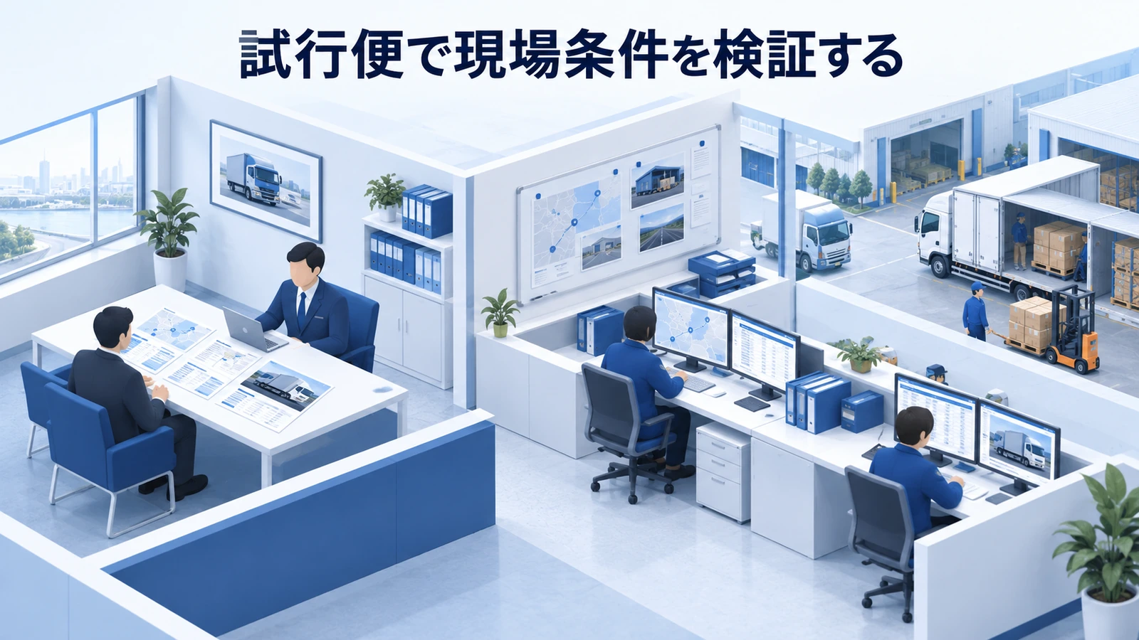「試行便で現場条件を検証する」の要点を整理したImage 2.0図解