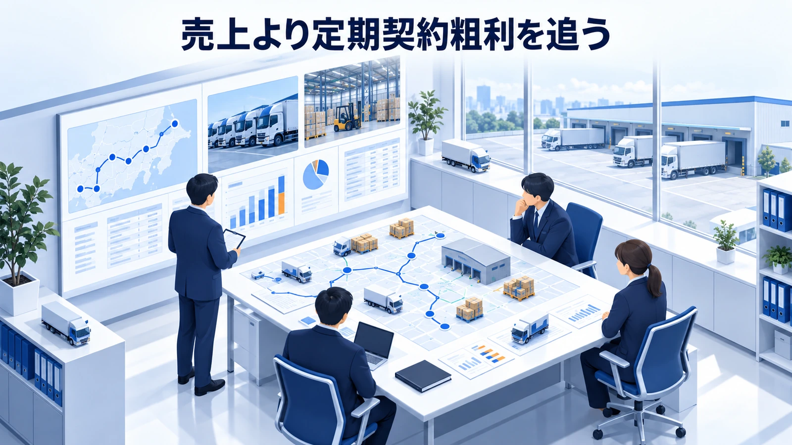 「売上より定期契約粗利を追う」の要点を整理したImage 2.0図解