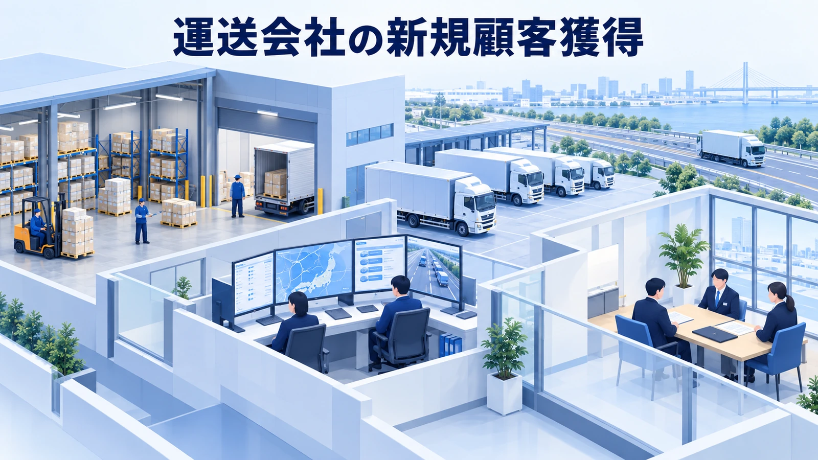 運送会社の新規顧客獲得｜帰り荷頼みから抜け出す営業設計