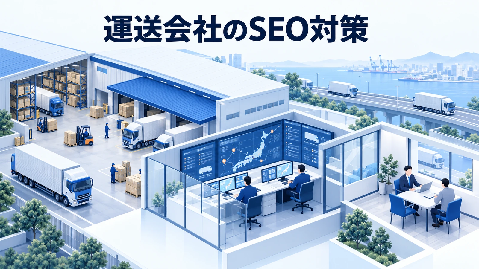 運送会社のSEO対策｜地域・輸送条件で見つかるサイトを作る