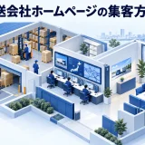 運送会社ホームページの集客方法