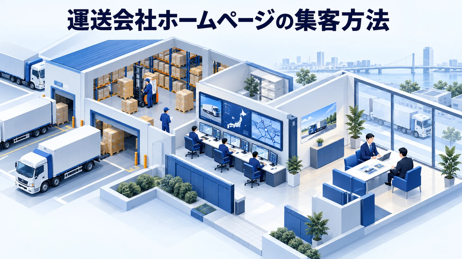 運送会社ホームページの集客方法｜新規荷主へ届くページ設計
