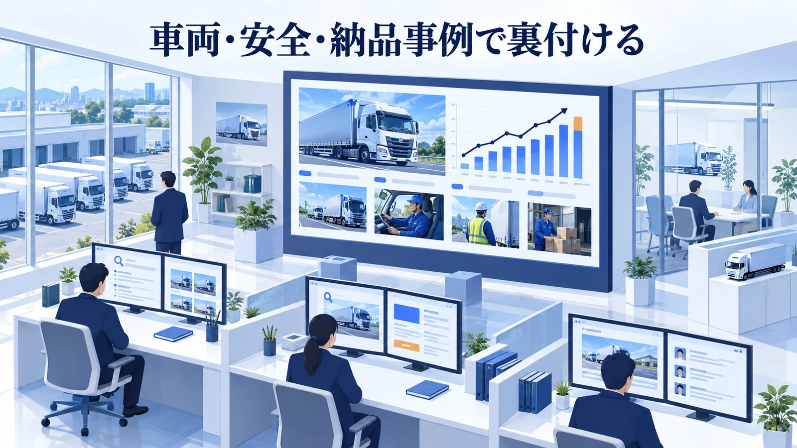 「車両・安全・納品事例で裏付ける」の要点を整理したImage 2.0図解
