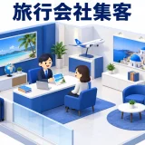 旅行会社集客の図解