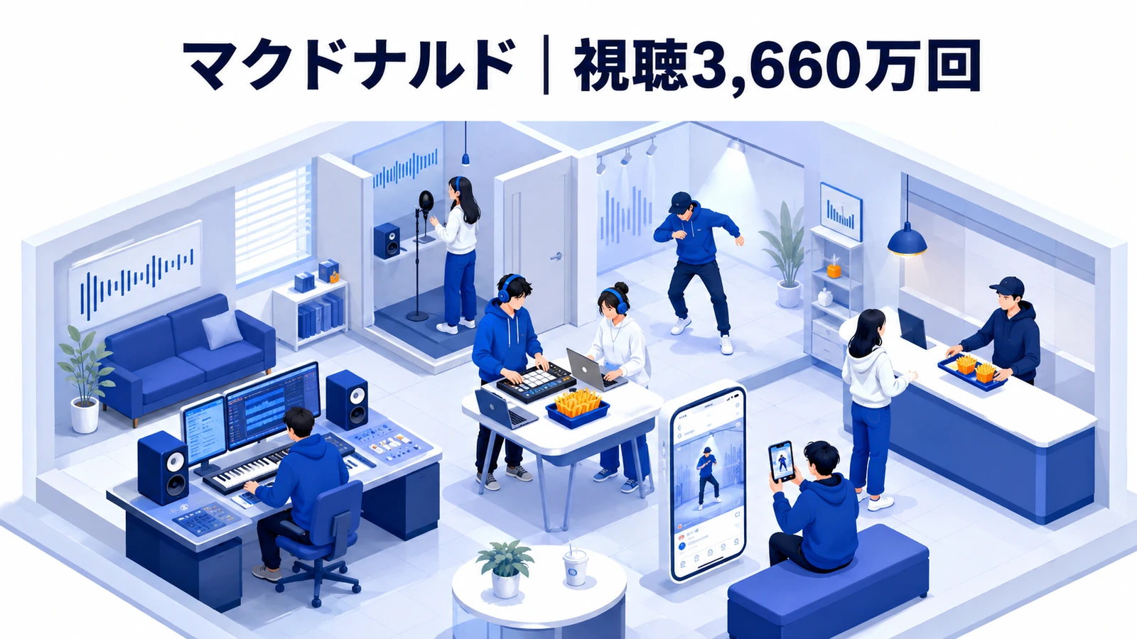 日本マクドナルド｜店頭音と人気楽曲を共創し視聴3,660万回のUGCマーケティング成功事例