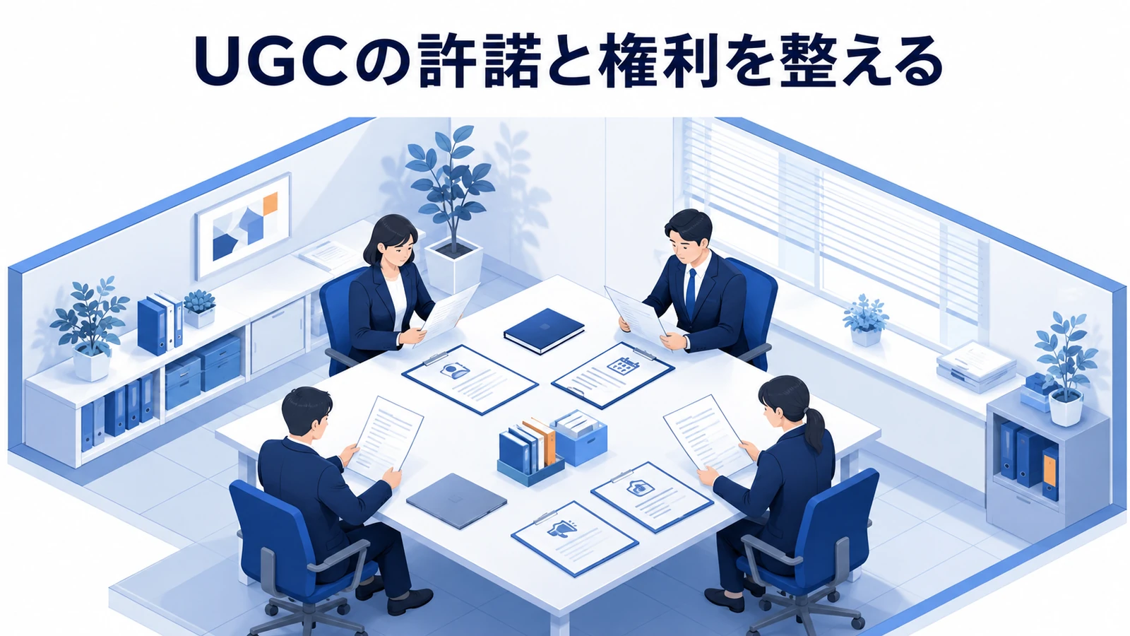 UGCの許諾と権利を整える