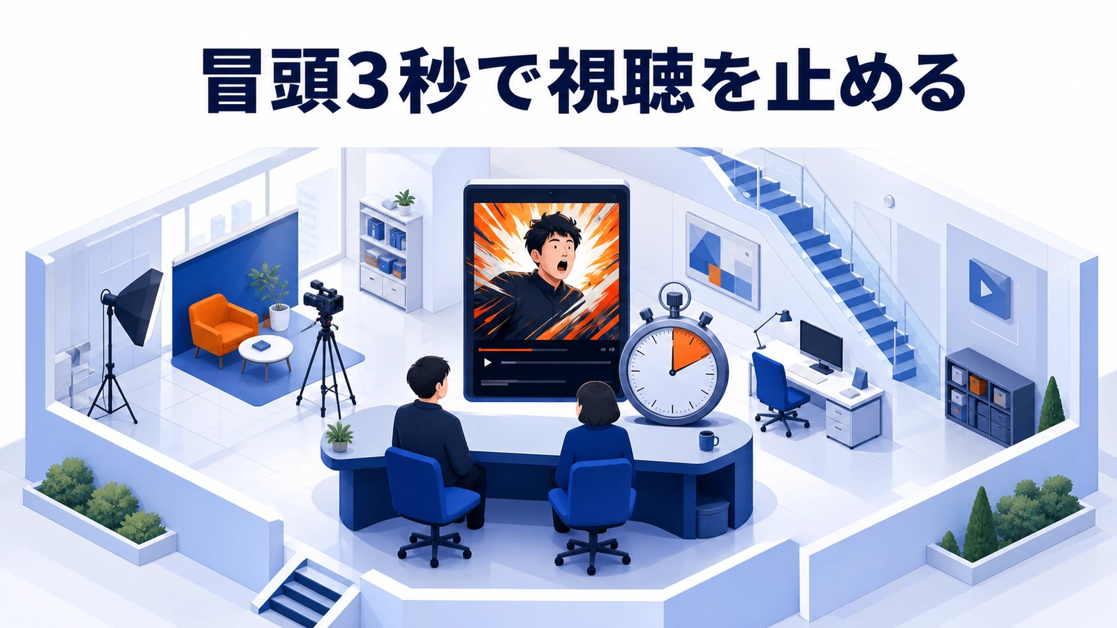動画広告の冒頭3秒で課題、結果、意外性を提示するクリエイティブ設計