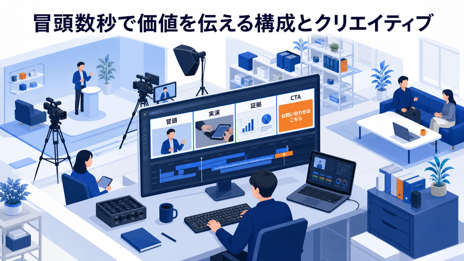 冒頭数秒で価値を伝える構成とクリエイティブを示す動画マーケティング設計
