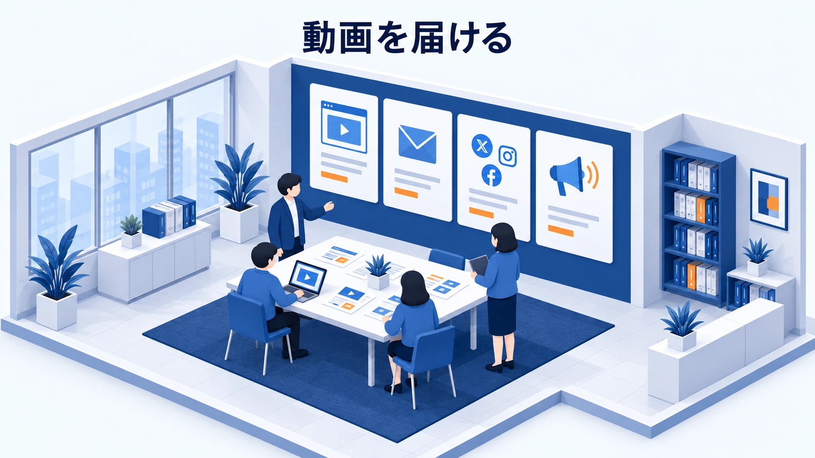 動画を届ける