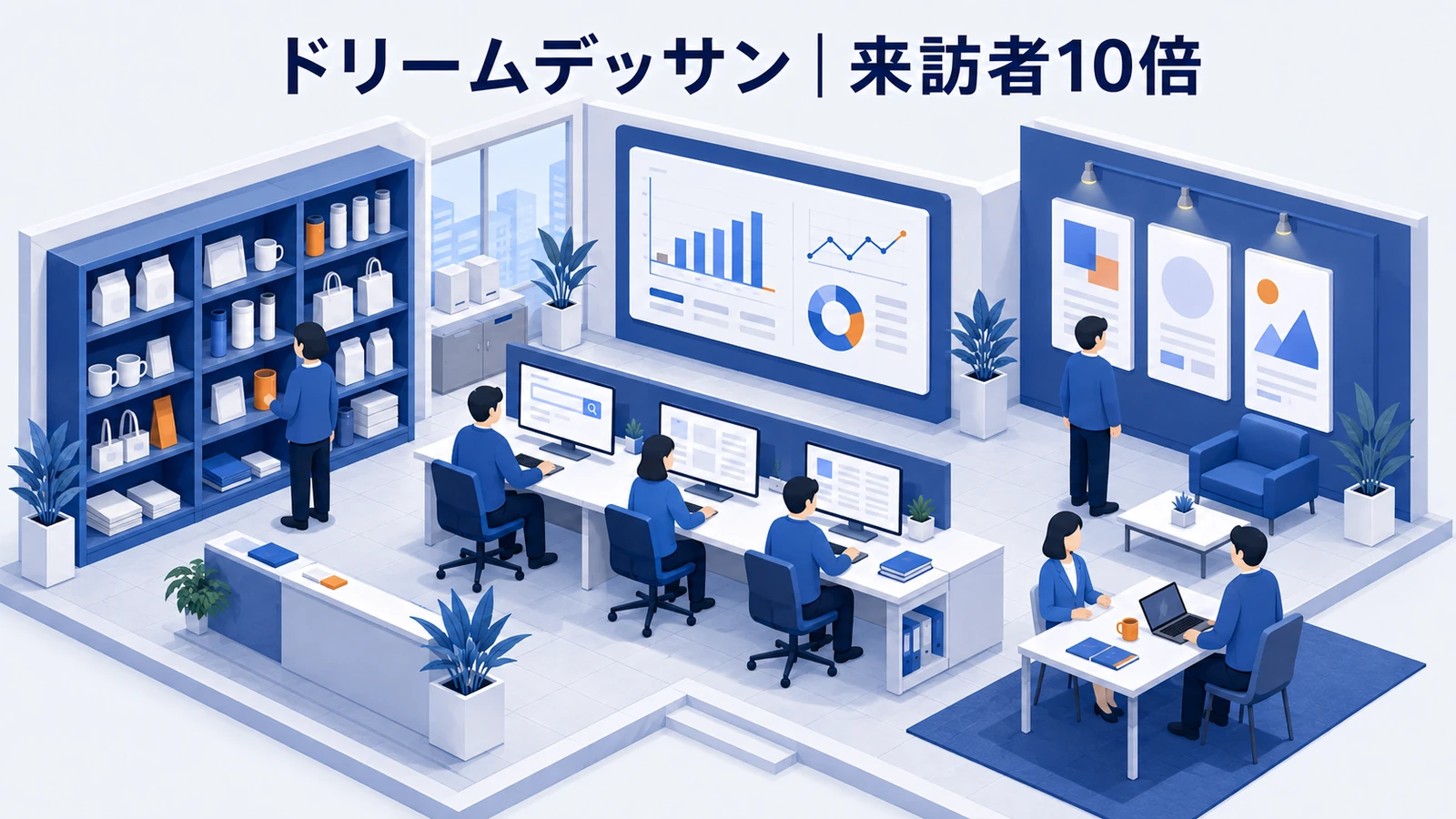 ドリームデッサン｜検索とディスプレイを役割分担し来訪者約10倍のWeb広告運用成功事例