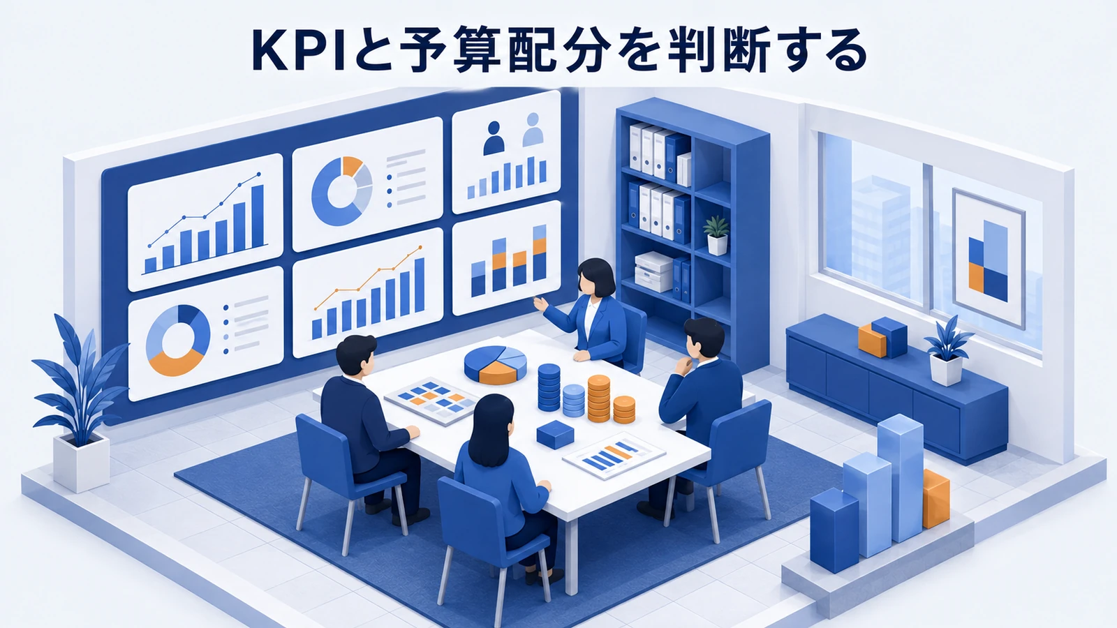 KPIと予算配分を判断する