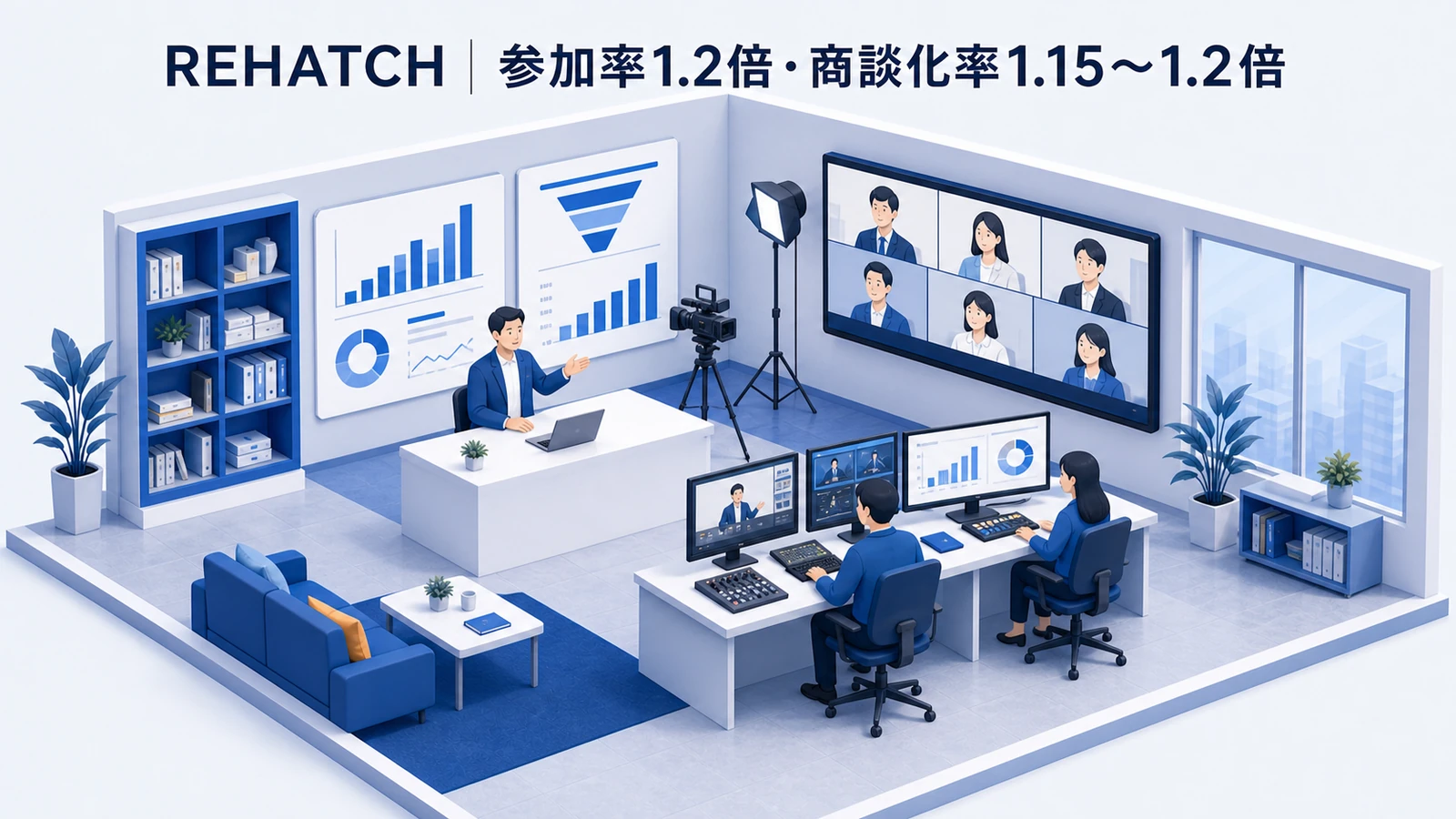REHATCHのウェビナー集客成功事例