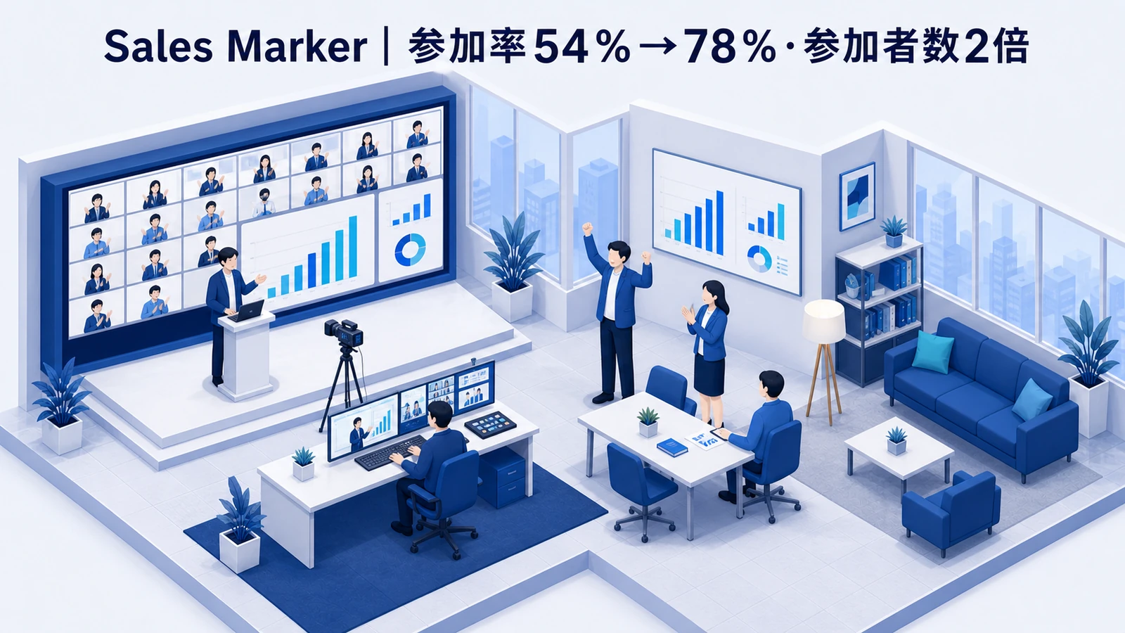 Sales Markerのウェビナー集客成功事例