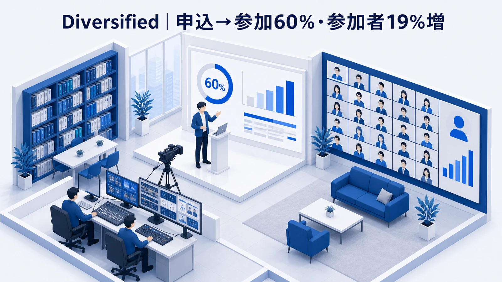 Diversifiedのウェビナー集客成功事例