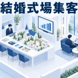結婚式場 集客の図解