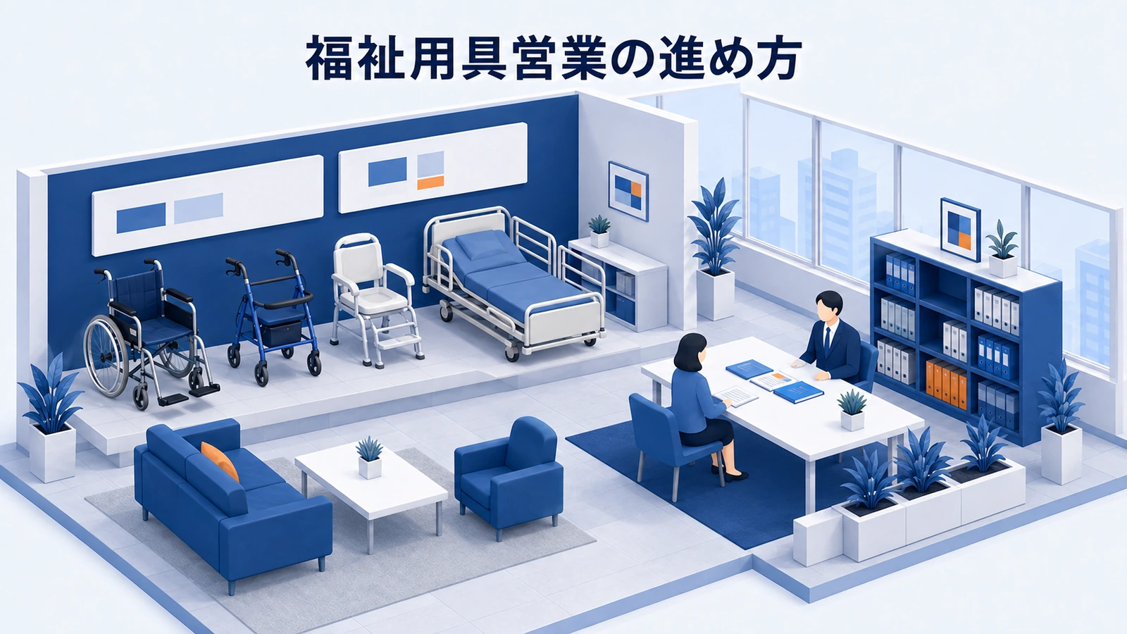 福祉用具営業の進め方｜選定支援とケアマネ連携を強化