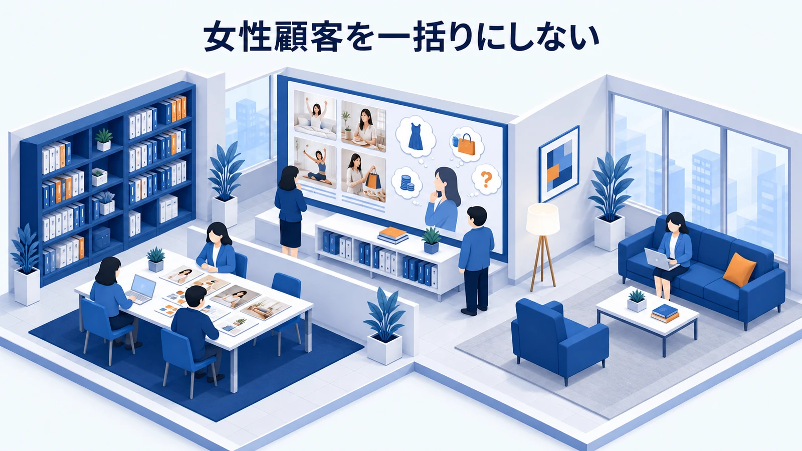 女性顧客を一括りにしない