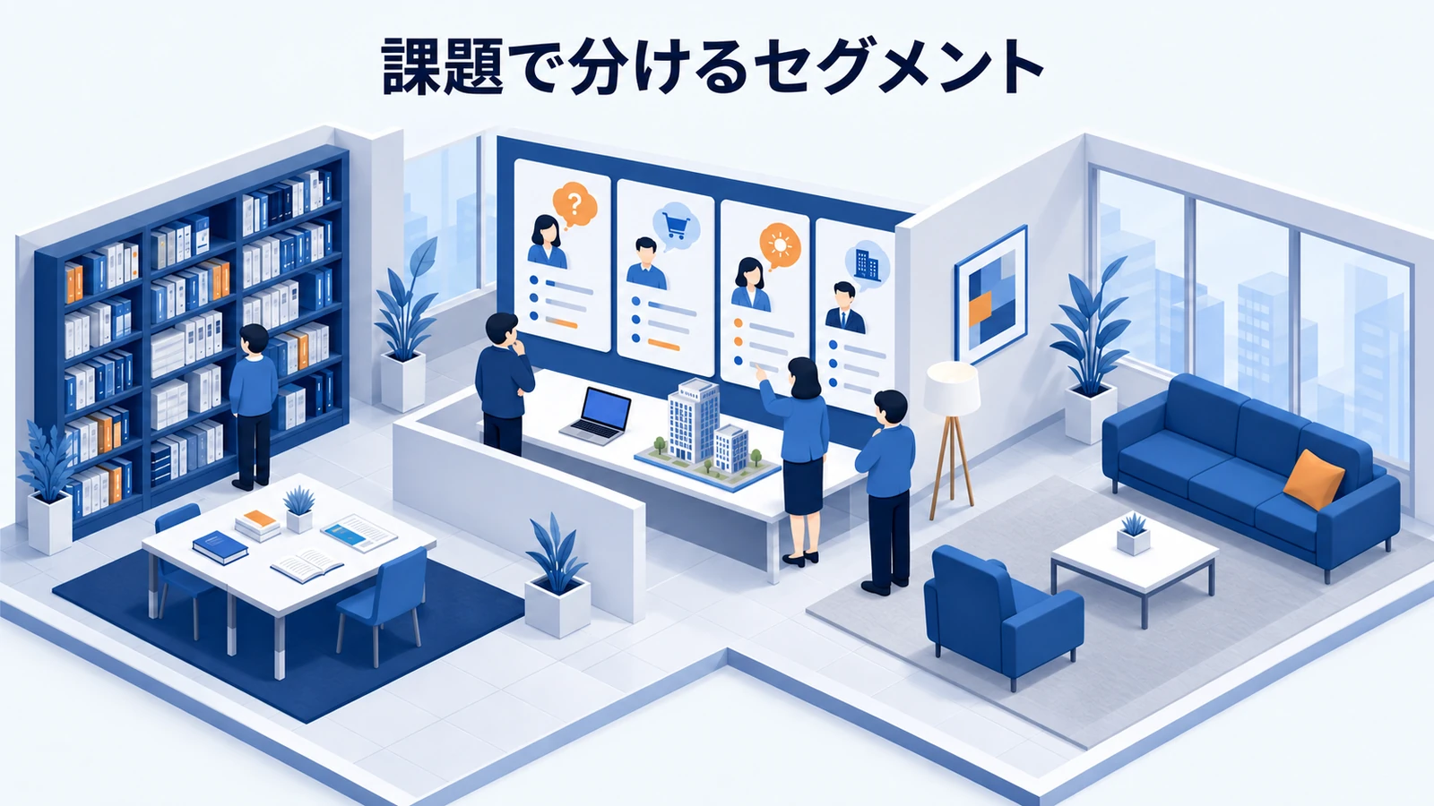 課題で分けるセグメント
