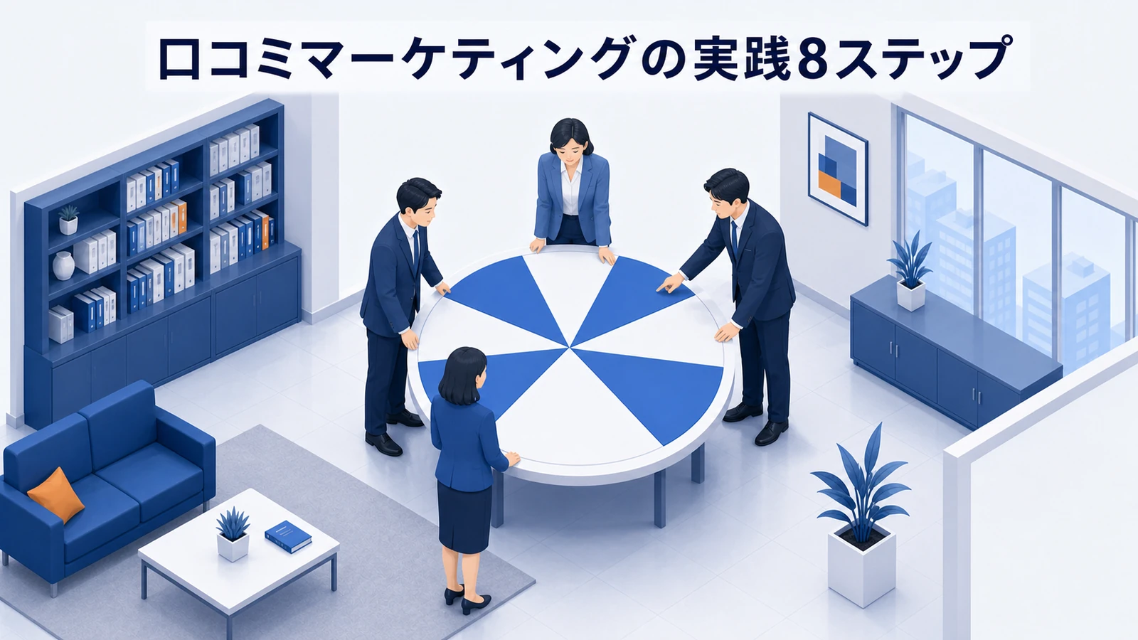 口コミマーケティングの実践8ステップを示すWeb広告運用