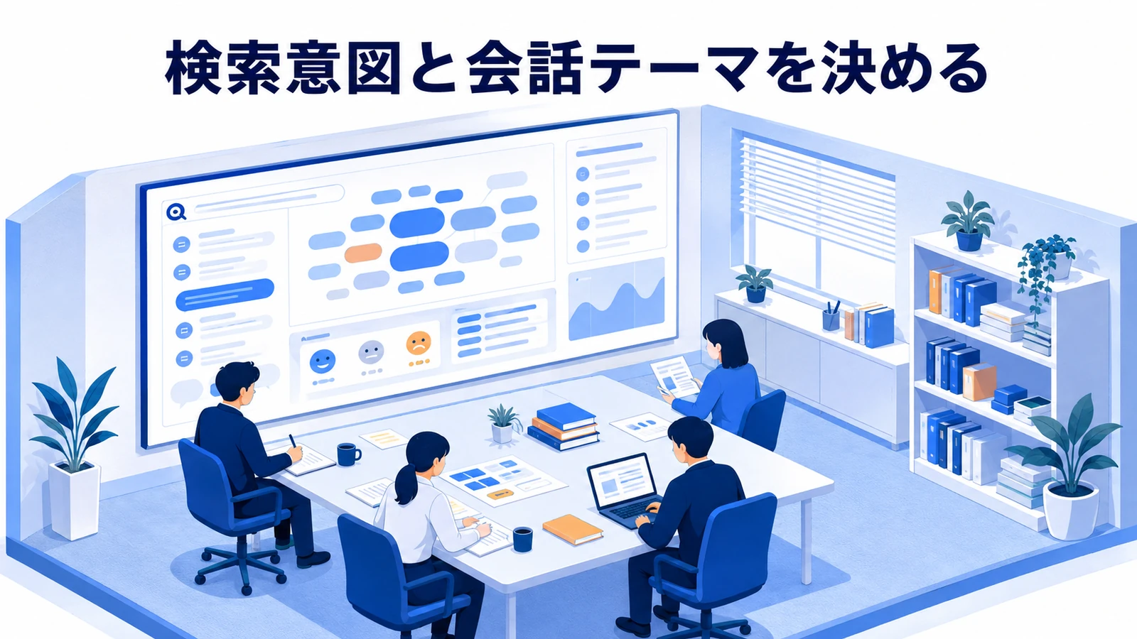 検索意図と会話テーマを決める